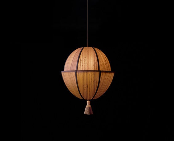 An alternative image of Lantern Pendant Small in use